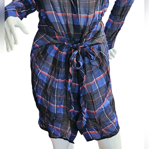 Lucky Brand Tie Shirt Dress Size S NWT - Picture 5 of 13